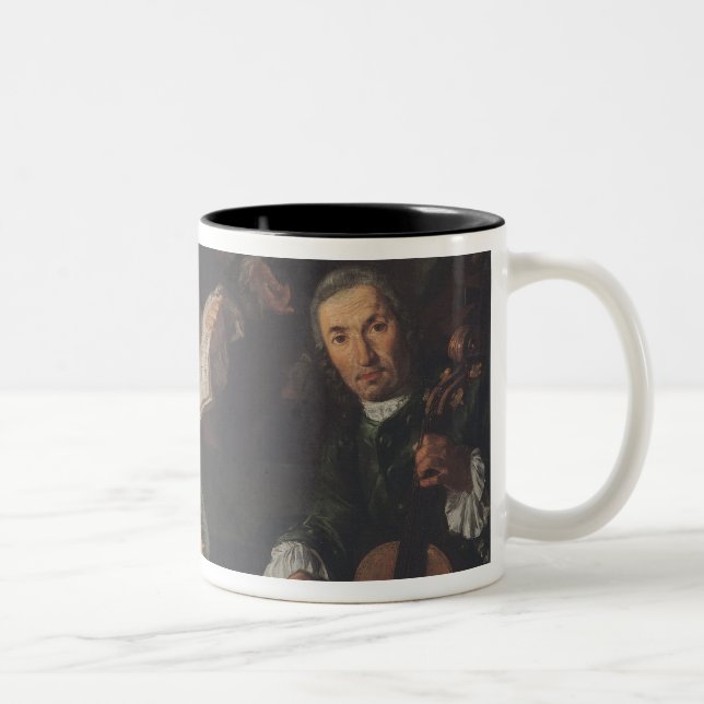 Caneca De Café Em Dois Tons O concerto, c.1755 (Direita)