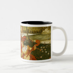 Caneca De Café Em Dois Tons O concerto exterior