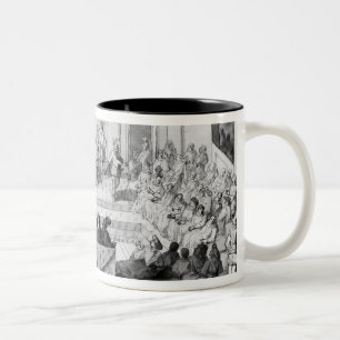 Caneca De Café Em Dois Tons O conjunto das propriedades de Blois
