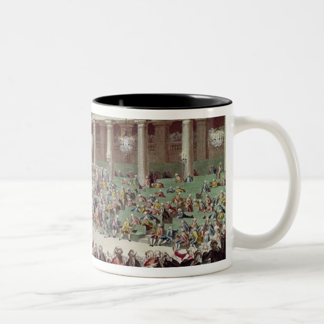 Caneca De Café Em Dois Tons O conjunto nacional renuncia todos os privilégios (Direita)
