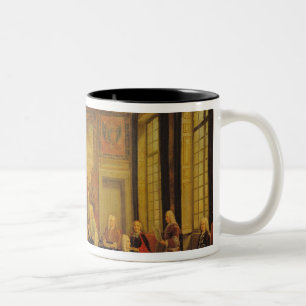 Caneca De Café Em Dois Tons O Conselho da regência para a minoria
