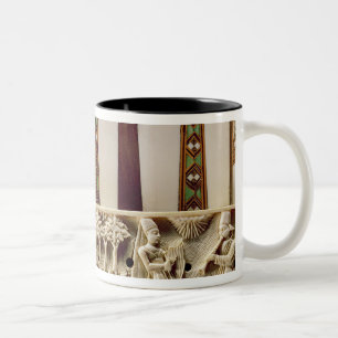 Caneca De Café Em Dois Tons O conselho de Borderbackgammon que descreve pares