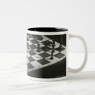 Caneca De Café Em Dois Tons O conselho de xadrez