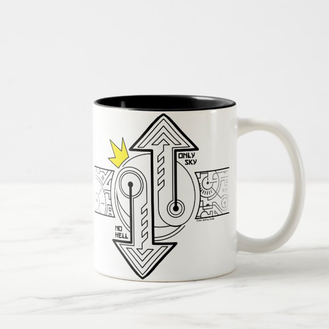Caneca De Café Em Dois Tons O contrapeso (caneca) (Direita)