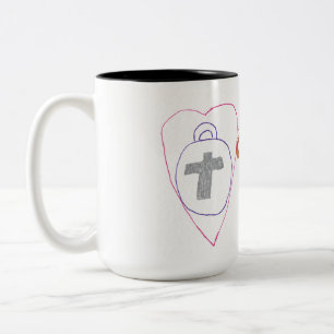 Caneca De Café Em Dois Tons O cristo é a chave 2 Tone Mug