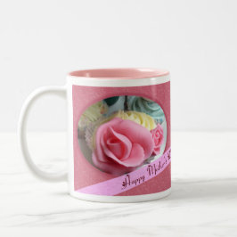Caneca De Café Em Dois Tons O cupcake da mãe