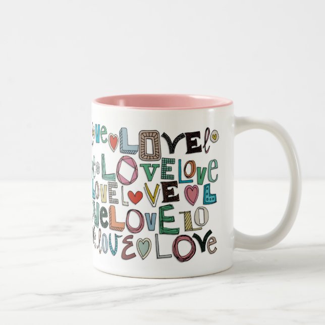 Caneca De Café Em Dois Tons o d o e (Direita)