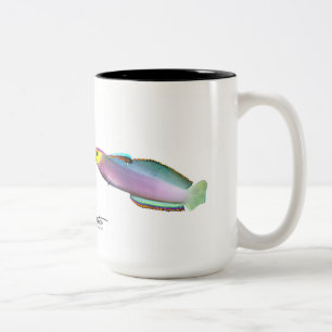 Caneca De Café Em Dois Tons O Dartfish de Helfrich, helfrichi de Nemateleotris
