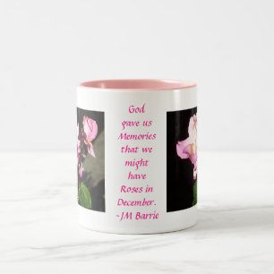 Caneca De Café Em Dois Tons O deus deu-nos rosas
