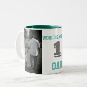 Caneca De Café Em Dois Tons O Dia dos Pais Número Um do Mundo Pai Mug