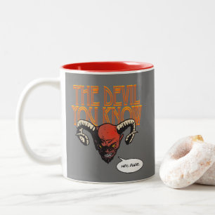Caneca De Café Em Dois Tons O Diabo Que Conheces Cinza BG