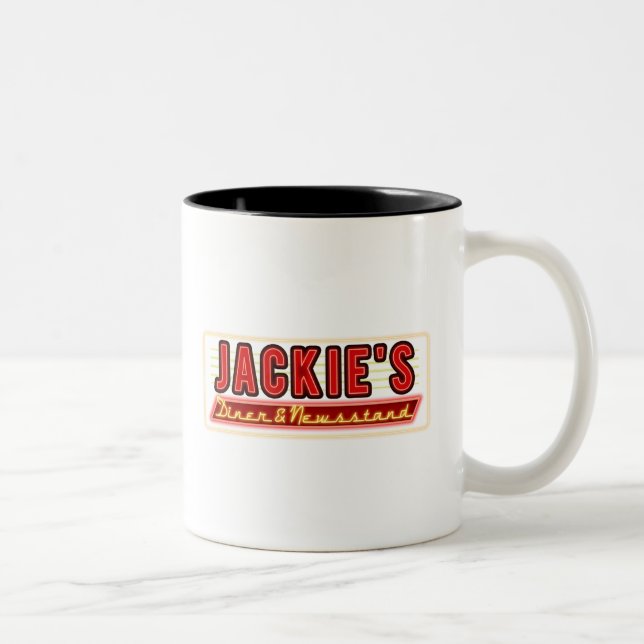 Caneca De Café Em Dois Tons O Diner Mug da Jackie (Direita)