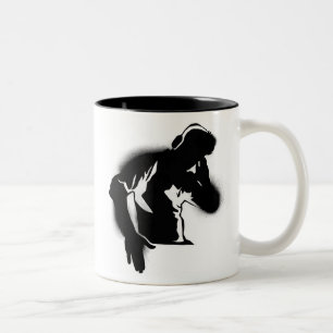 CANECA DE CAFÉ EM DOIS TONS O DJ