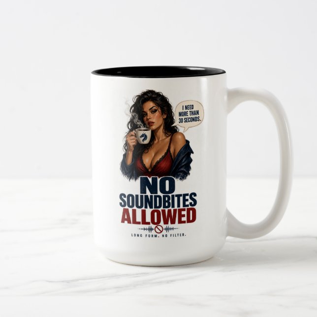 Caneca De Café Em Dois Tons O Dobro do Prazer (Direita)