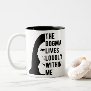 Caneca De Café Em Dois Tons O Dogma Mora Alto Dentro De Mim, Notorioso ACB