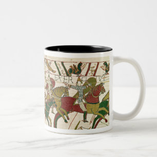 Caneca De Café Em Dois Tons O duque William exorta suas tropas