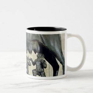 Caneca De Café Em Dois Tons O Ela-Lobo de Capitoline