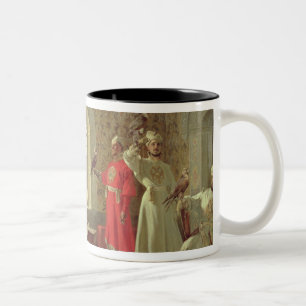 Caneca De Café Em Dois Tons O embaixador italiano Calvuci