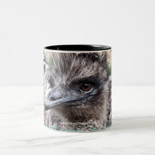 Caneca De Café Em Dois Tons O Emu Caneca-personaliza