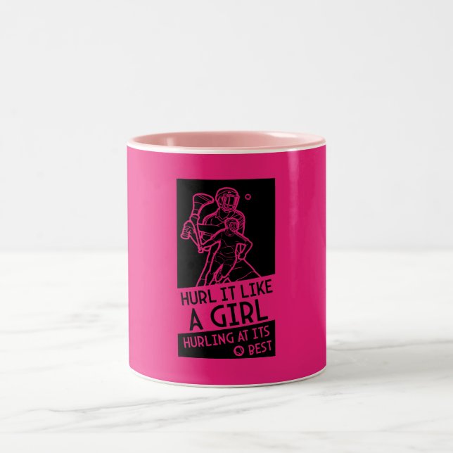 Caneca De Café Em Dois Tons O esporte das mulheres (Centro)
