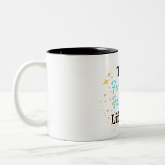 Caneca De Café Em Dois Tons O Estilo de Vida da Liberdade Financeira Mug de Ca