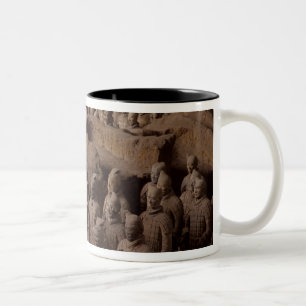 Caneca De Café Em Dois Tons O Exército de guerreiros de terracota do Imperador
