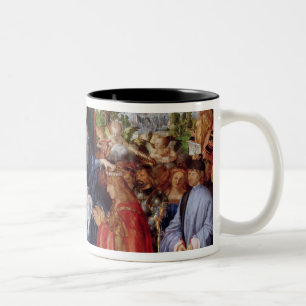 Caneca De Café Em Dois Tons O festival do rosário, 1506