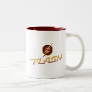 Caneca De Café Em Dois Tons O Flash   Logotipo do programa de TV