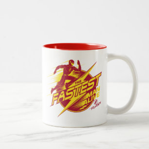 Caneca De Café Em Dois Tons O Flash   O Homem Mais Vivo