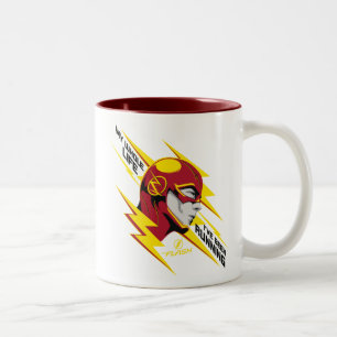 Caneca De Café Em Dois Tons O Flash   Toda a minha vida que tenho estado a cor