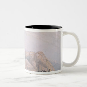 Caneca De Café Em Dois Tons O forte de Nandidong durante o terceiro Mysore
