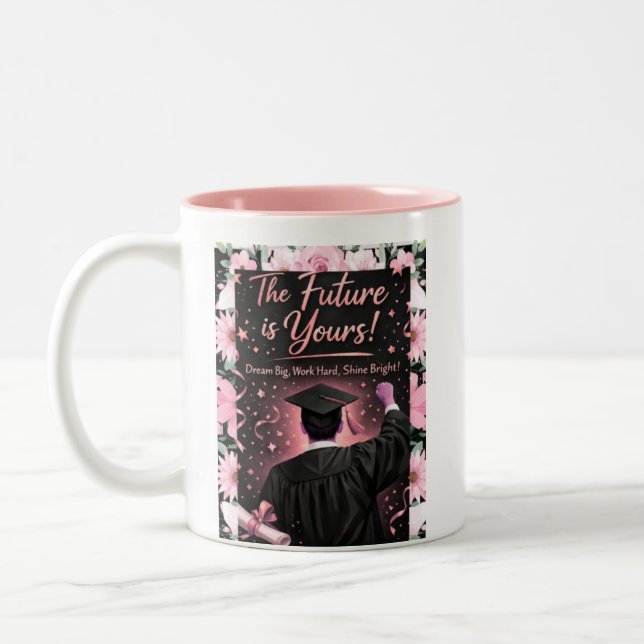 Caneca De Café Em Dois Tons “O Futuro é Seu!” (Esquerda)