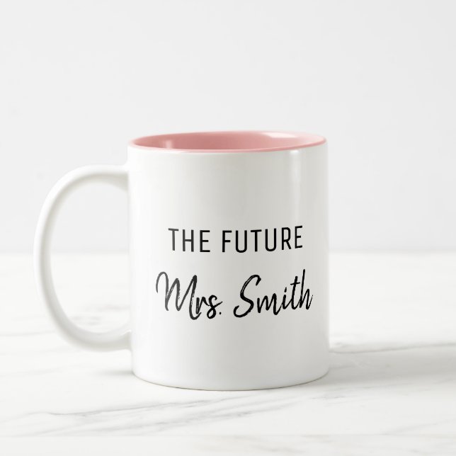 Caneca De Café Em Dois Tons O futuro, Sra. Mug (Esquerda)