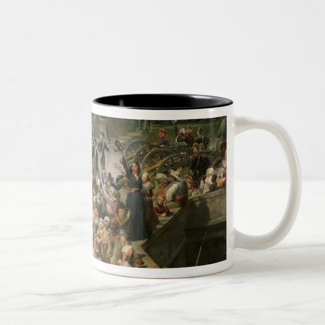 Caneca De Café Em Dois Tons O Garde Nationale de Paris (Direita)