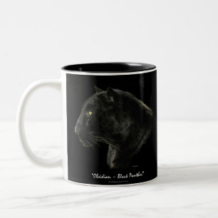 Caneca De Café Em Dois Tons O Gato Grande Negra FAZ O MEU NEGRO! Beber Mugs