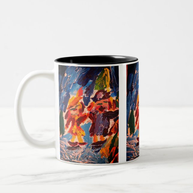 Caneca De Café Em Dois Tons O gelo fica divertido (Esquerda)