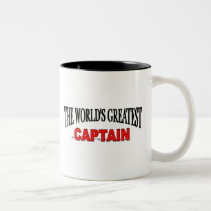 Caneca De Café Em Dois Tons O grande capitão do mundo