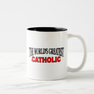 Caneca De Café Em Dois Tons O grande católico do mundo