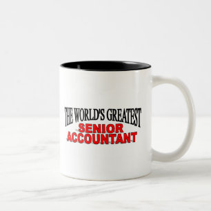 Caneca De Café Em Dois Tons O grande contador superior do mundo