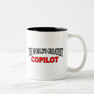 Caneca De Café Em Dois Tons O grande copiloto do mundo