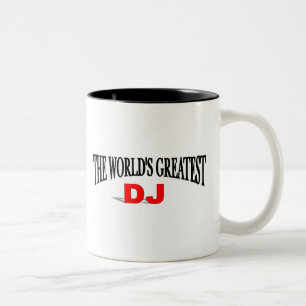 Caneca De Café Em Dois Tons O grande DJ do mundo