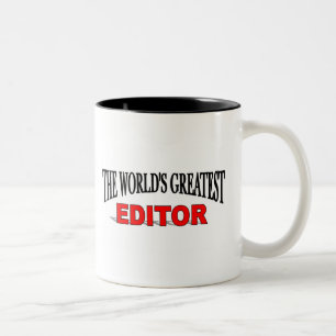 Caneca De Café Em Dois Tons O grande editor do mundo