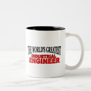 Caneca De Café Em Dois Tons O grande engenheiro industrial do mundo