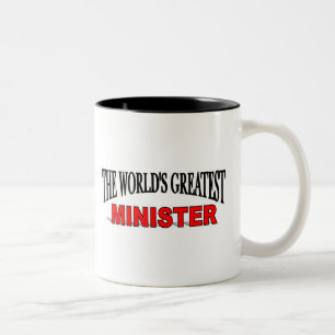Caneca De Café Em Dois Tons O grande ministro do mundo