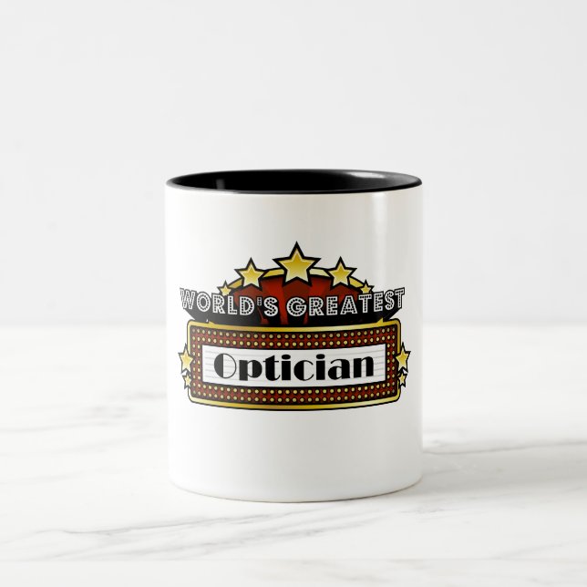 Caneca De Café Em Dois Tons O grande óptico do mundo (Centro)