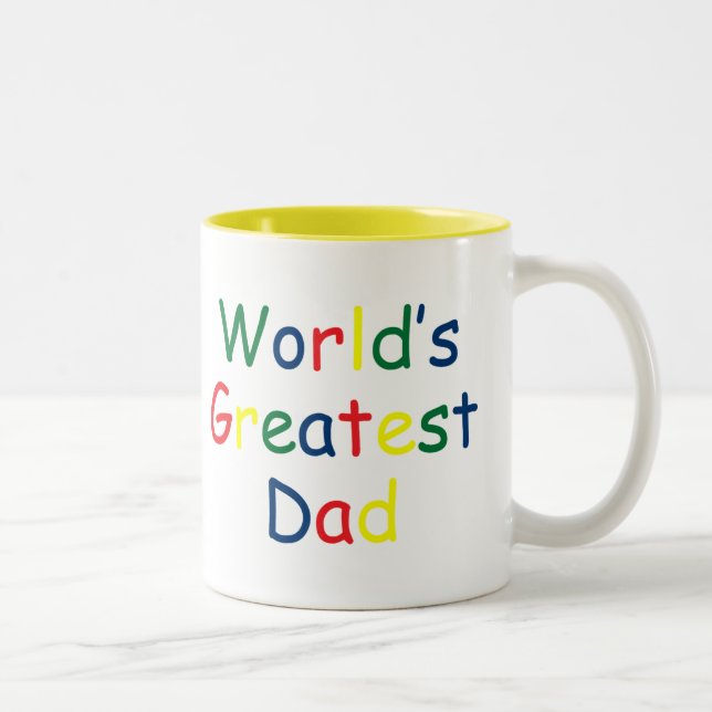 Caneca De Café Em Dois Tons O grande pai dos mundos (Direita)