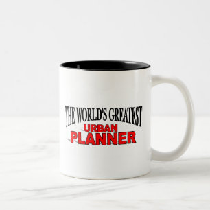 Caneca De Café Em Dois Tons O grande planejador urbano do mundo