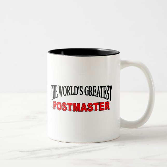 Caneca De Café Em Dois Tons O grande postmaster do mundo (Direita)