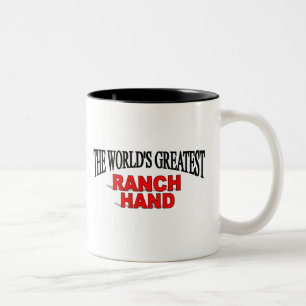 Caneca De Café Em Dois Tons O grande rancheiro do mundo