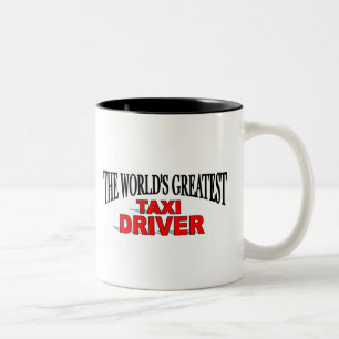 Caneca De Café Em Dois Tons O grande taxista do mundo